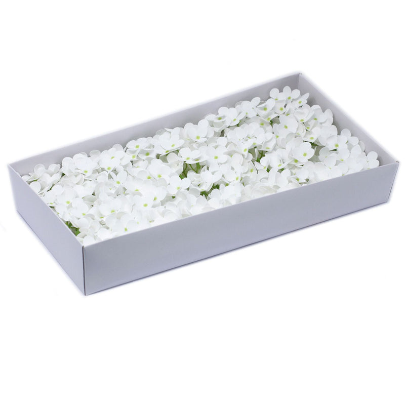 Craft Soap Flowers - Hyacinth Bean - White product image