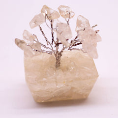 Mini Gemstone Tree On Orgonite Base - Rock Quartz (15 stones) product image 2