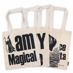 Iconic Basic Tote Bag - Assorted Carton (Mix of 10 designs) - Natural 4oz product image