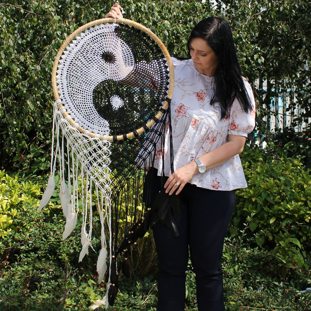 Bali Dream Catchers - Extra Large Ying Yang D: 50cm product image 5