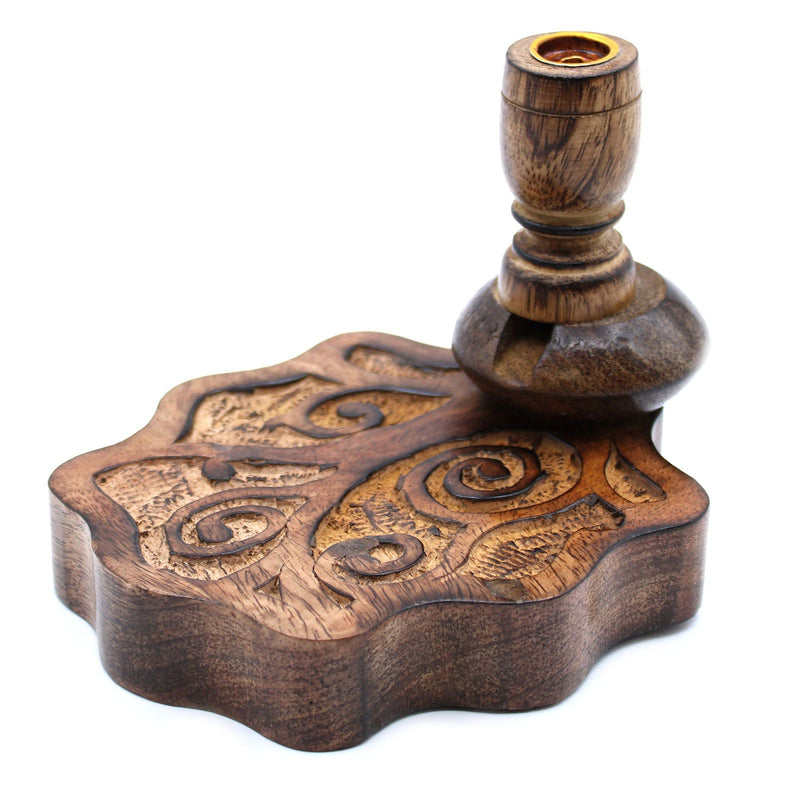 Sm Mango Wood Backflow Burner - Tree of Life product image