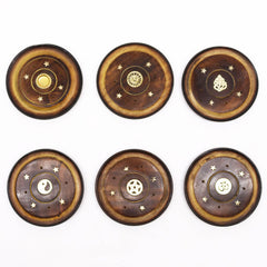 Mango Wood Disc 10cm (Cone & Incense) product image 5