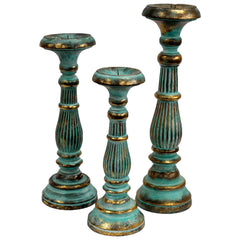 Large Candle Stand - Turquois Gold product image 4