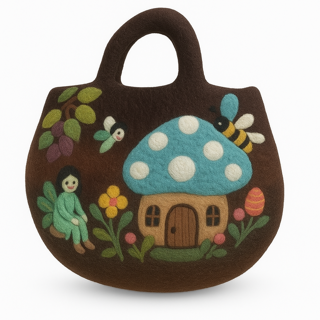 Fairy Garden Felted Bag product image