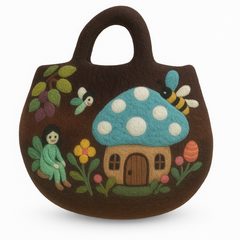 Fairy Garden Felted Bag product image