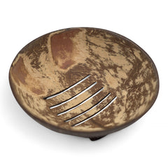 Natural Coconut Soap Dish - Round - 11cm product image 6