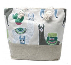 Rope Handle Bag - Llamas product image 2