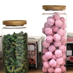 Cottage Bamboo Glass Jar - 25cm product image 5
