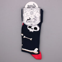 Hop Hare Bamboo Socks S/M - Skulls and Bones product image 6
