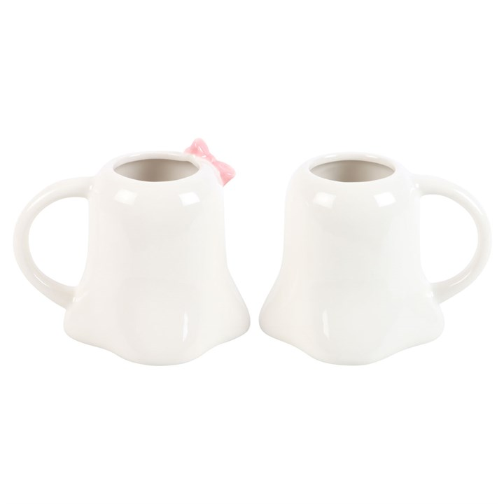 Mr and Mrs Boo Ghost Shaped Mug Set - product image 3