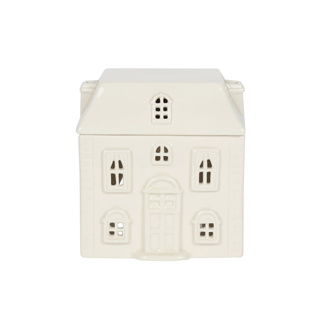 White Ceramic House Oil Burner - product image 3