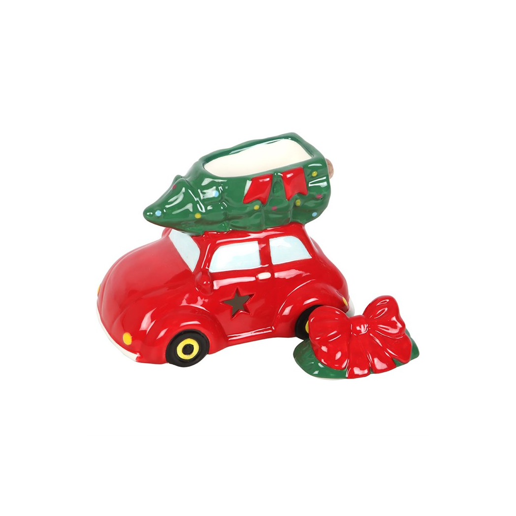 Nostalgic Car with Christmas Tree Ceramic Oil Burner and Wax Warmer - product image 4