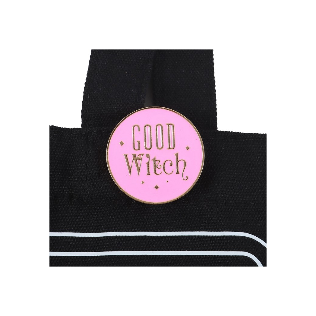Good Witch Social Club Polycotton Tote Bag with Pin Badge - product image 4