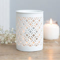 Matte Lattice Cut Oil Burner
