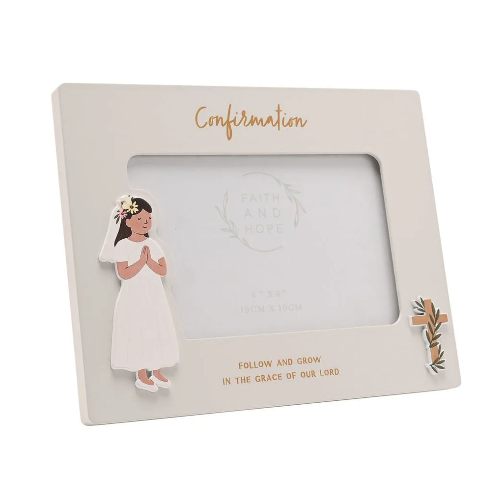 Faith & Hope Photo Frame 6'' x 4'' - Confirmation Girl - image 2