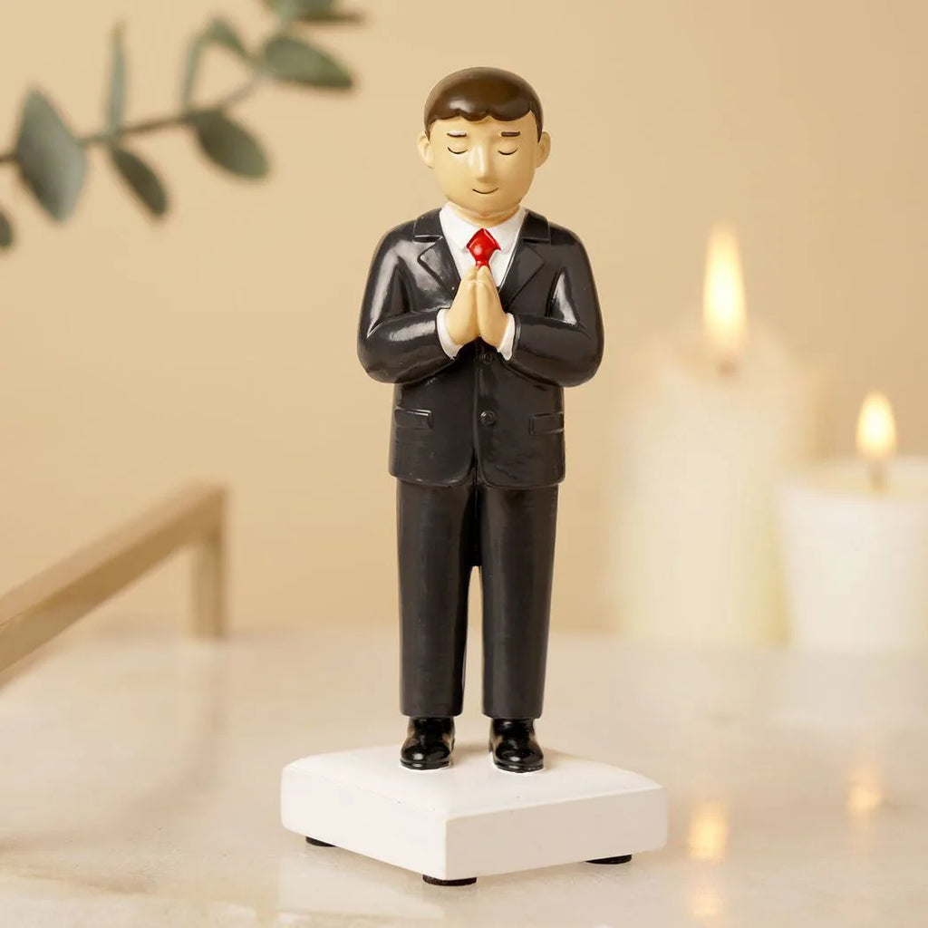 Faith & Hope Figurine - Communion Boy - Brown Hair - image 2