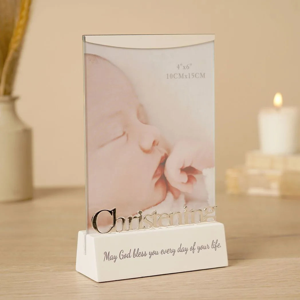 Faith & Hope Word Block Frame - Christening - image 2