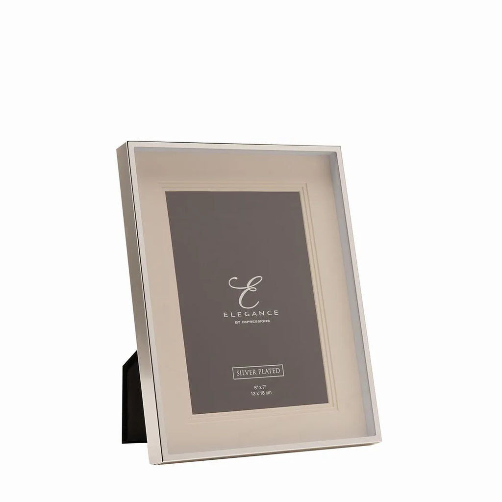 Elegance Silverplated Triple Layer Mount Photo Frame 5" x 7" - image 2