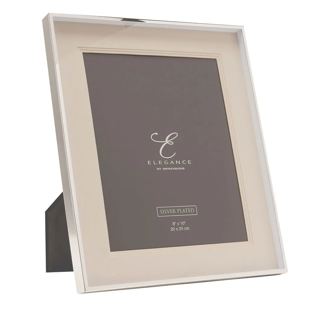 Elegance Silverplated Triple Layer Mount Photo Frame 8" x 10" - image 2