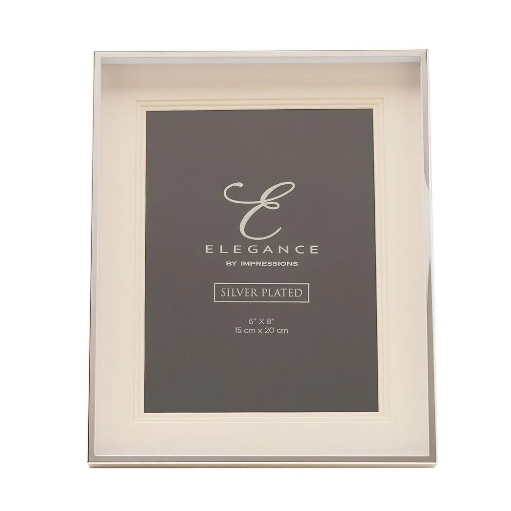 Elegance Silverplated Triple Layer Mount Photo Frame 6" x 8" - image 3