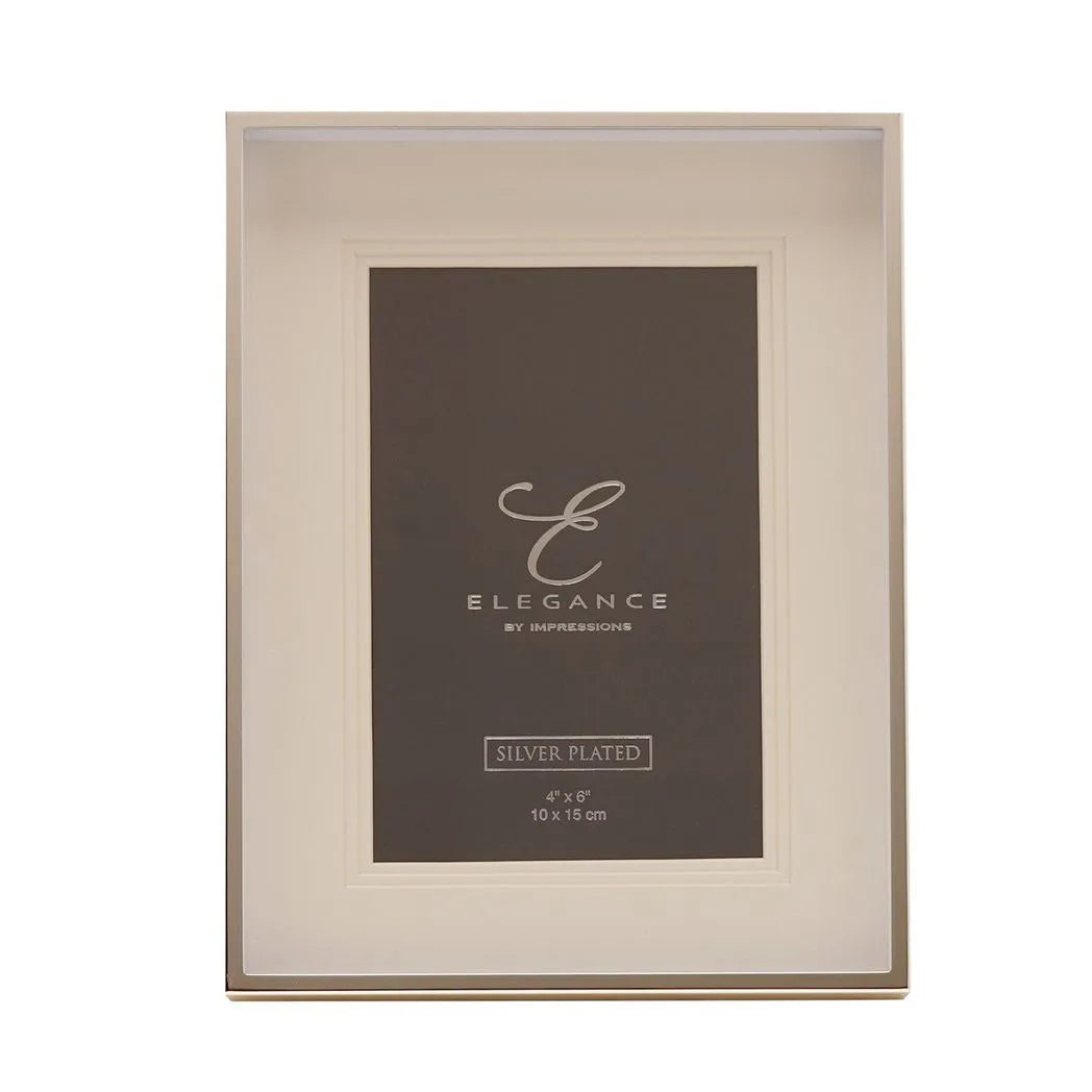 Elegance Silverplated Triple Layer Mount Photo Frame 4" x 6" - image 3