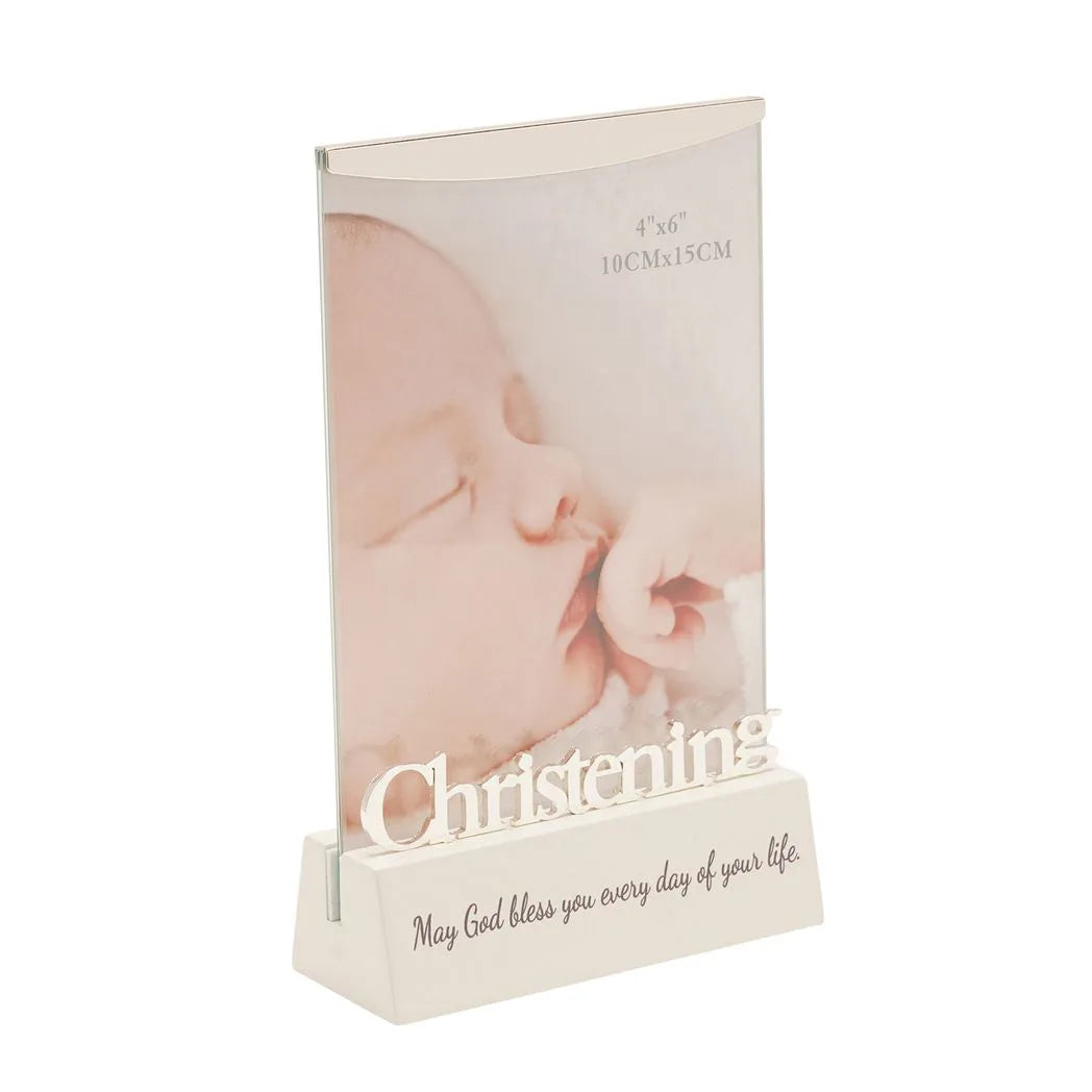 Faith & Hope Word Block Frame - Christening - image 3