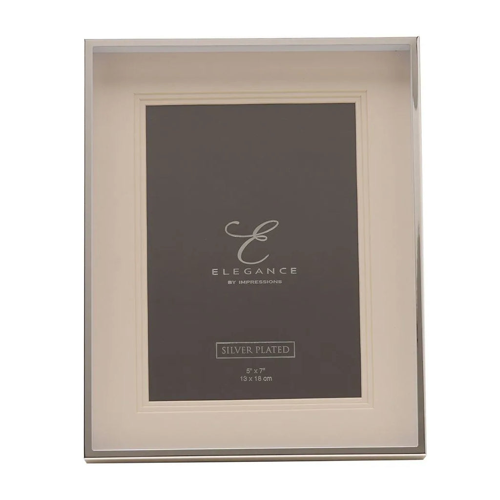 Elegance Silverplated Triple Layer Mount Photo Frame 5" x 7" - image 3