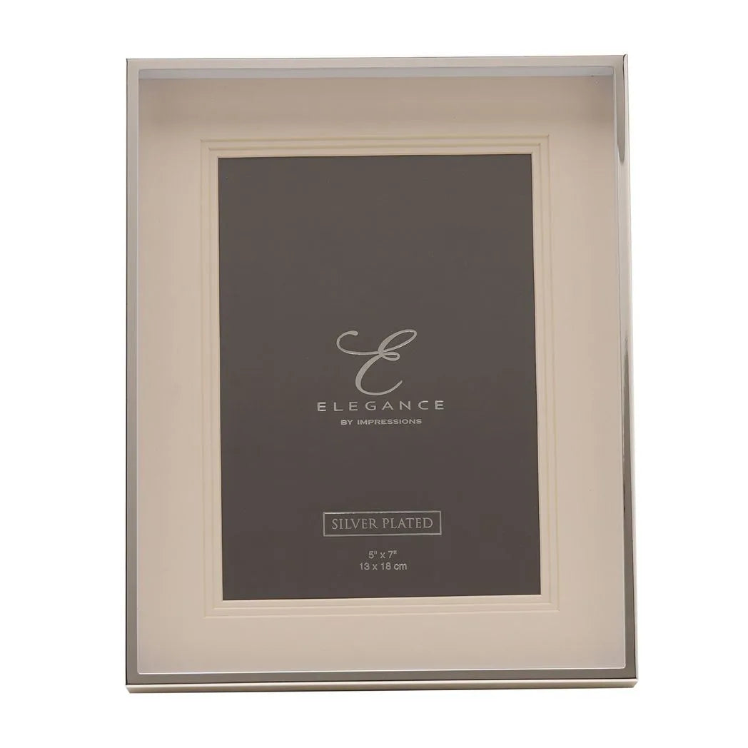 Elegance Silverplated Triple Layer Mount Photo Frame 5" x 7" - image 3