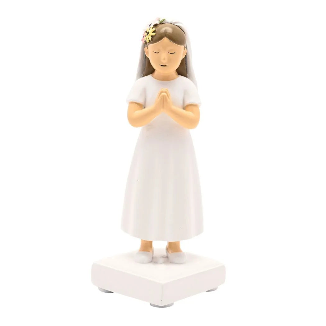Faith & Hope Figurine - Communion Girl - Light Brown Hair - image 3