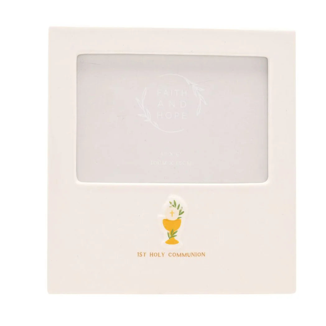 Faith & Hope Ceramic Frame 6'' x 4'' - Communion - image 3
