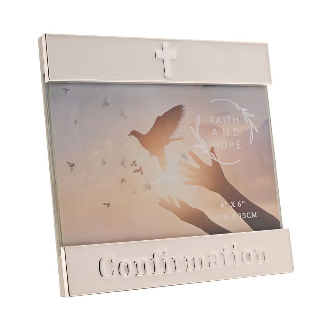 Faith & Hope Enamel & Silver Frame - Confirmation - image 3