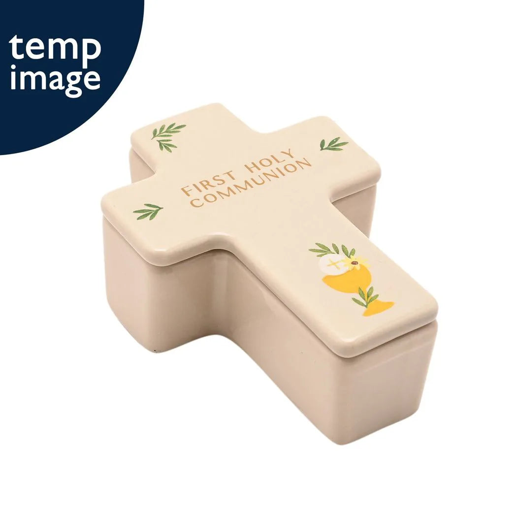 Faith & Hope Cross Trinket Box - Communion - image 3