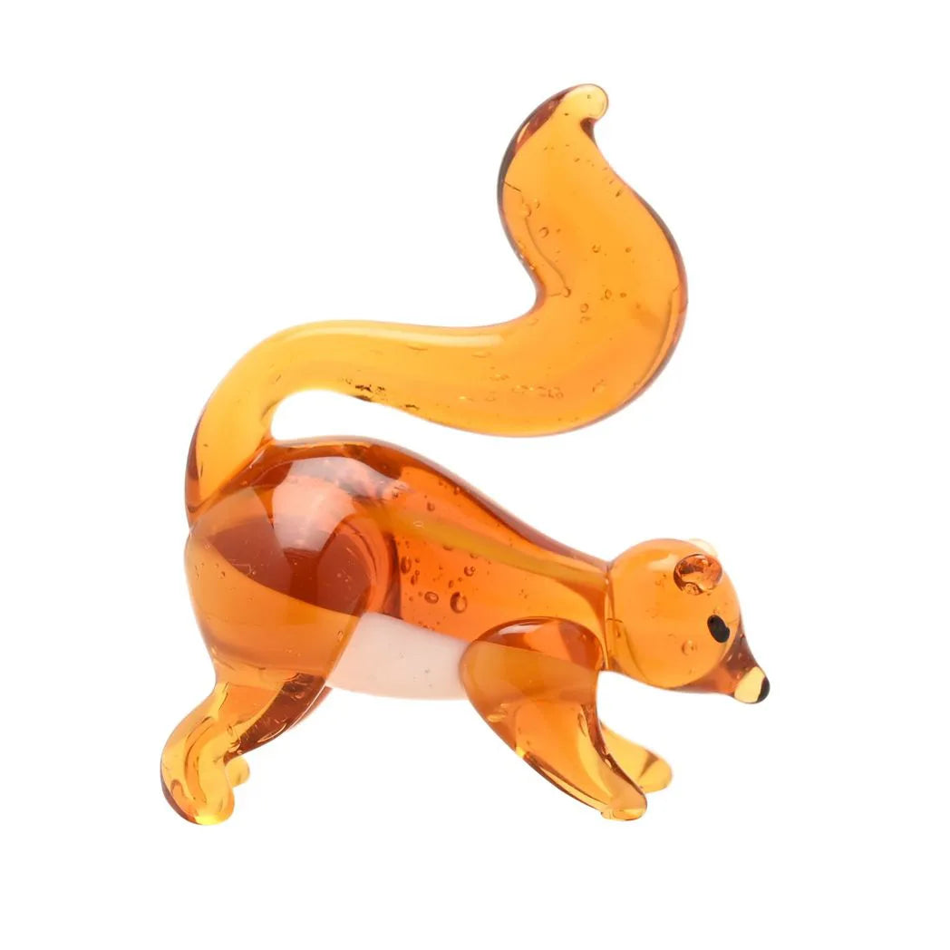 Objets D'art Miniature Glass Figurine - Squirrel - image 3