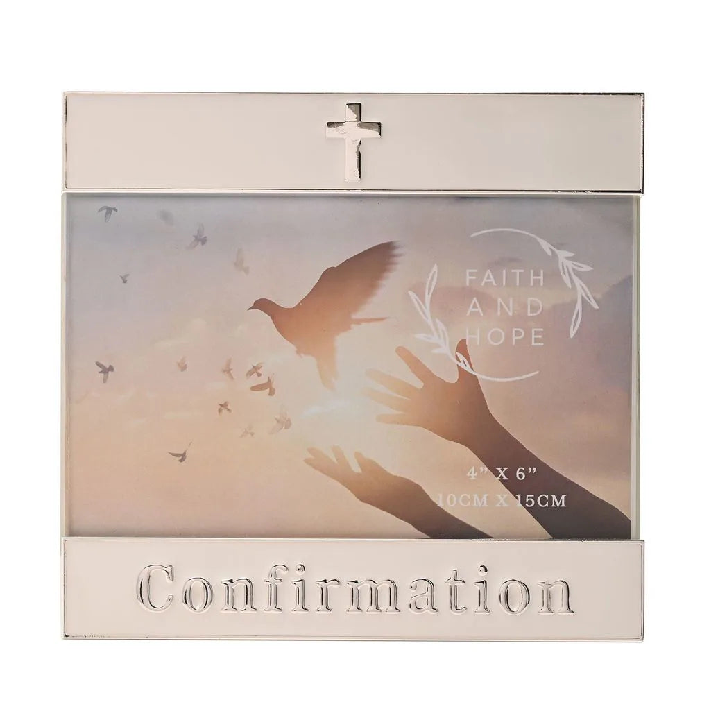 Faith & Hope Enamel & Silver Frame - Confirmation - image 4