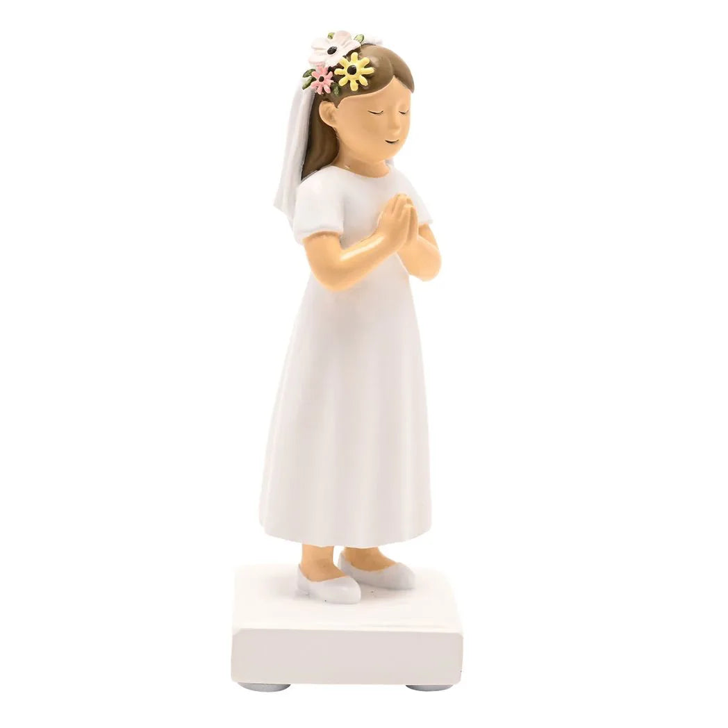 Faith & Hope Figurine - Communion Girl - Light Brown Hair - image 4