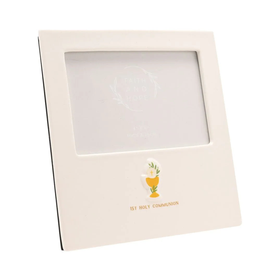 Faith & Hope Ceramic Frame 6'' x 4'' - Communion - image 4