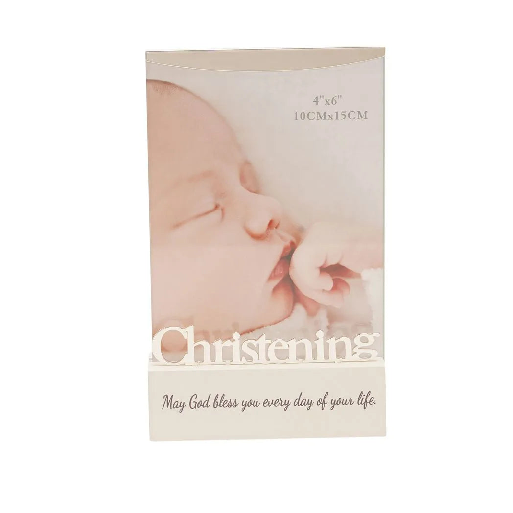 Faith & Hope Word Block Frame - Christening - image 4