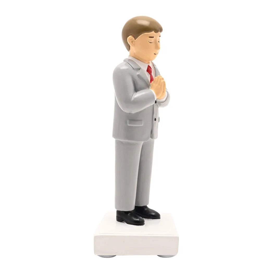 Faith & Hope Figurine - Communion Boy - Brown Hair - image 4