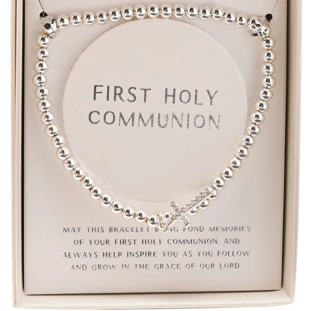Faith & Hope Bracelet Beaded Cross - Communion - image 4