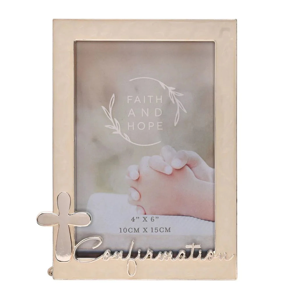 Faith & Hope Enamel Frame & Cross - Confirmation - image 4