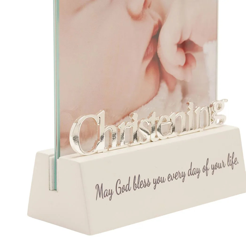 Faith & Hope Word Block Frame - Christening - image 5