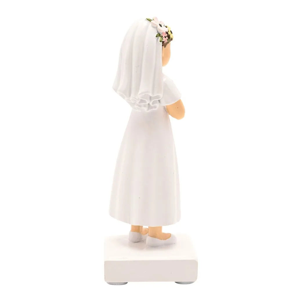 Faith & Hope Figurine - Communion Girl - Light Brown Hair - image 5
