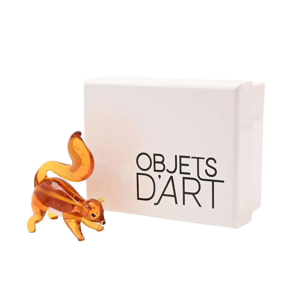 Objets D'art Miniature Glass Figurine - Squirrel - image 6