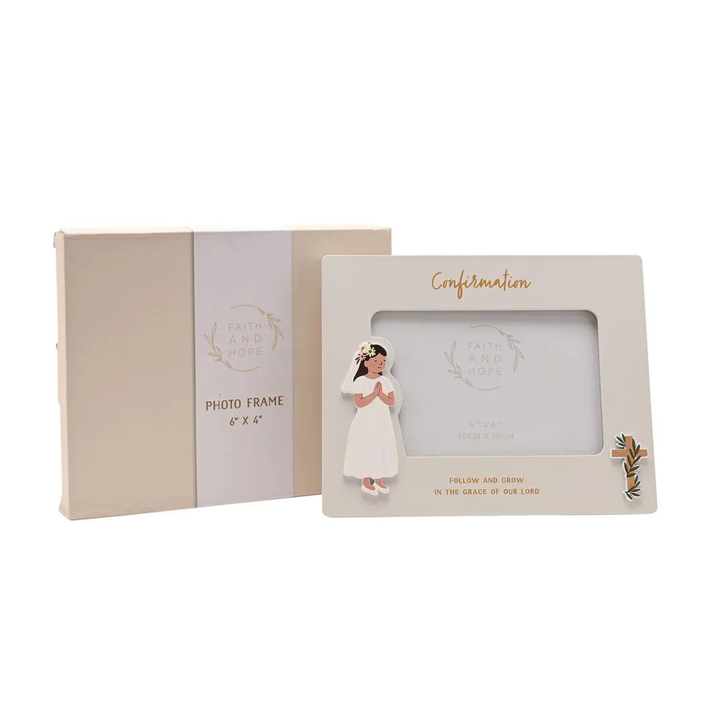 Faith & Hope Photo Frame 6'' x 4'' - Confirmation Girl - image 7