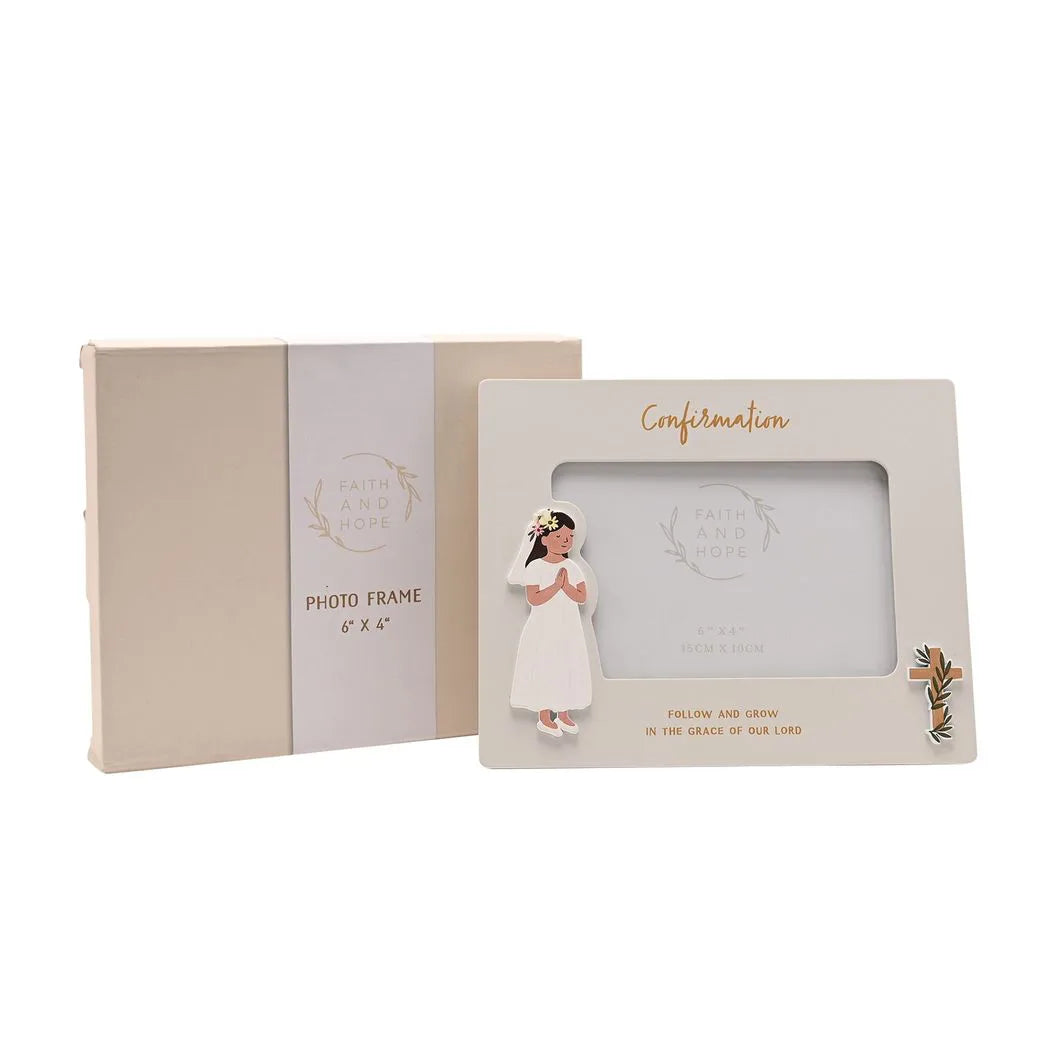 Faith & Hope Photo Frame 6'' x 4'' - Confirmation Girl - image 7