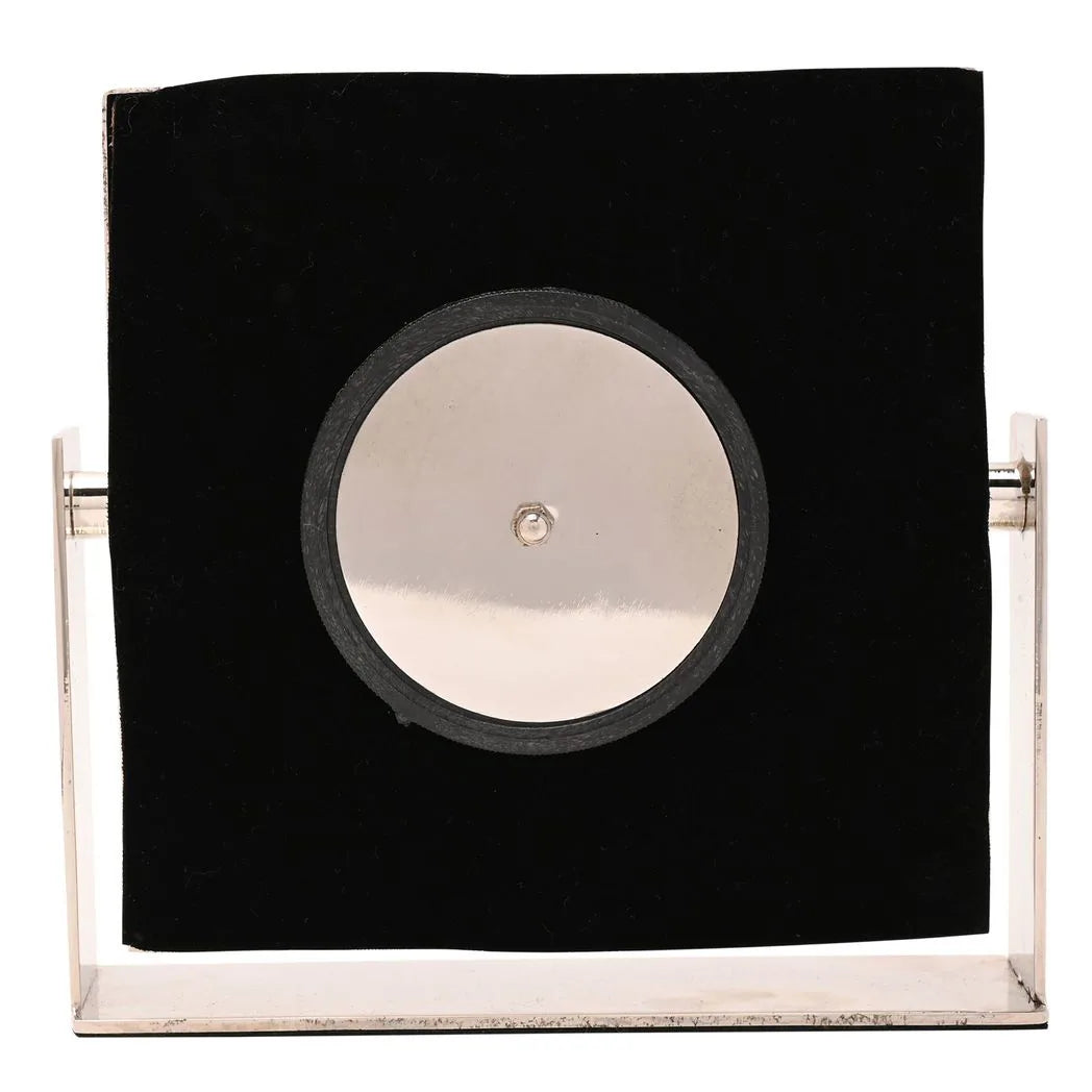 Wm.Widdop Silver Square Mantle Clock - 18cm - image 9