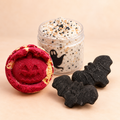 Spooky Halloween bath treat gift bundle with ghost whipped soap and two bath bombs