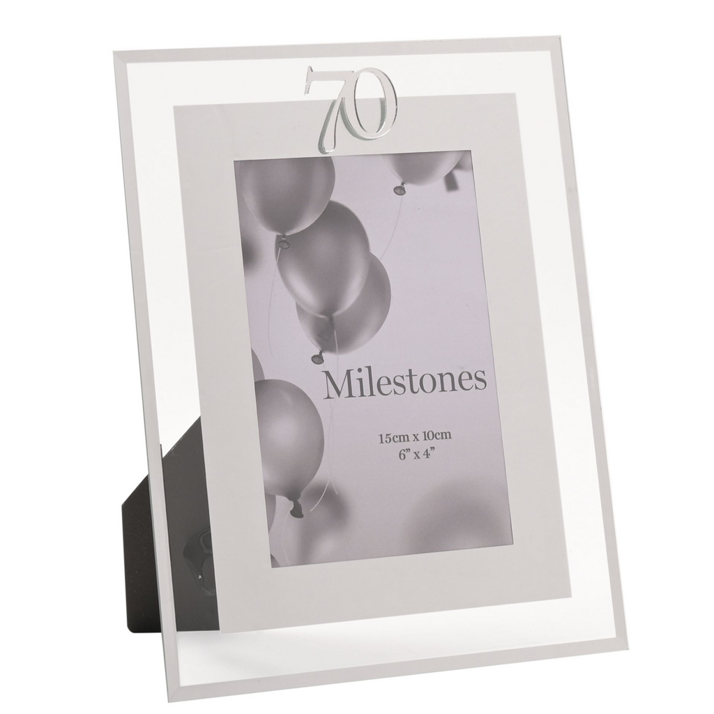 Milestones Mirror Border Frame 4" x 6" - 70