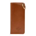 Harvey Makin Glasses Case with Carabiner Clip - Tan