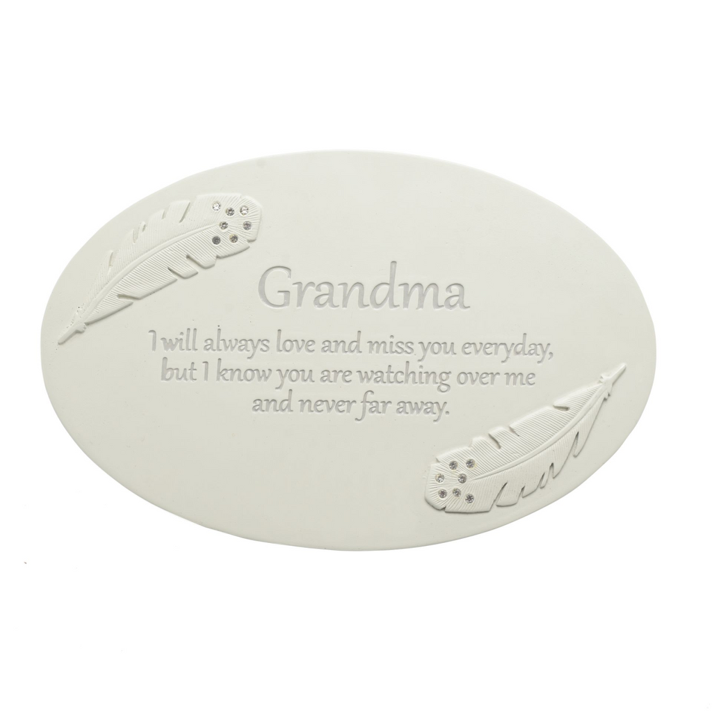 Thoughts of You Resin Memorial Plaque - Grandma